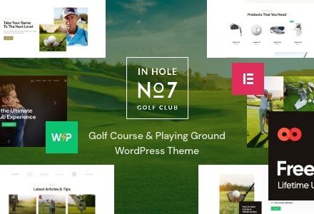 N7 | Golf Club & Course Sports & Events WordPress Theme