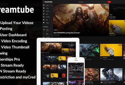 StreamTube 4.16 – Video Streaming WordPress Theme