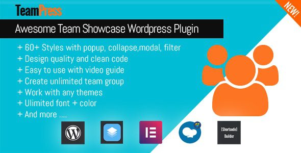 TeamPress 1.6.3 – Team Showcase WordPress Plugin