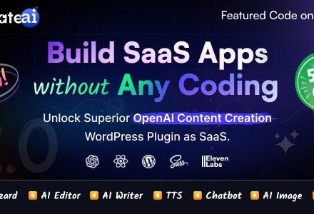 UltimateAI 2.3 – OpenAI Content Generation WordPress App as SaaS