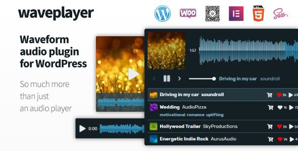 WavePlayer 3.6.2 – Waveform Audio Player for WordPress and WooCommerce