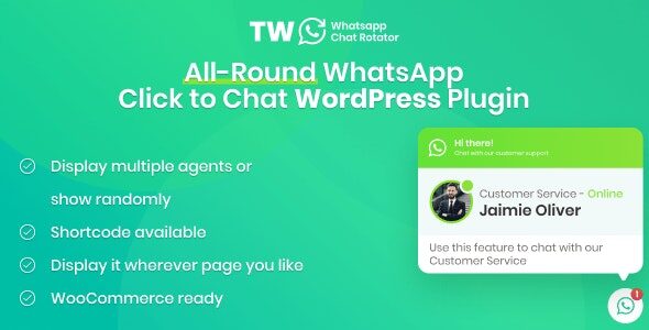WhatsApp Chat for WordPress and WooCommerce 1.2.0 – WordPress Plugin
