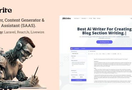 AiWrite 1.5.1 – AI Writer, Content Generator & Writing Assistant Tools(SAAS)