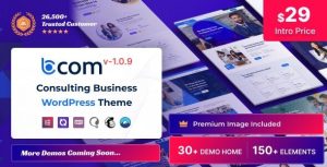 Bcom 1.0.9 – Consulting Business WordPress Theme