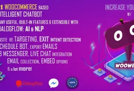 ChatBot for WooCommerce 14.0.5 – Retargeting, Exit Intent, Abandoned Cart & Live Chat – WoowBot