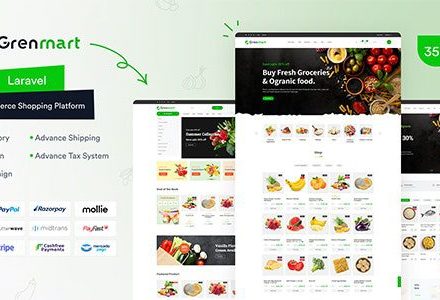 Grenmart 1.0.5 – Organic & Grocery Laravel eCommerce