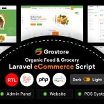 GroStore 2.1.0 – Food & Grocery Laravel eCommerce with Admin Dashboard