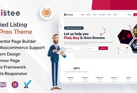 Listee 1.0.2 – Classified Ads and Listing Directory WordPress Theme