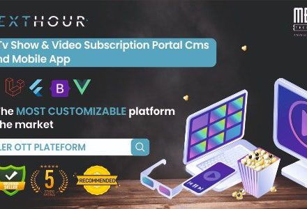 Next Hour 5.4 – Movie Tv Show & Video Subscription Portal Cms Web and Mobile App