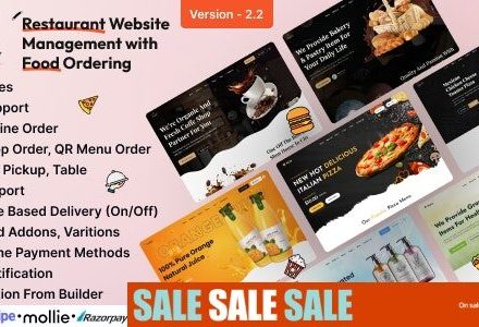 Superv 2.2.0 – Restaurant Website Management (Food Ordering)