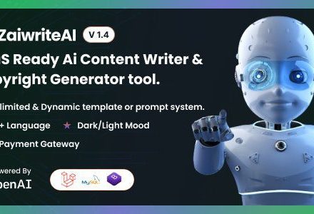 ZaiwriteAI 2.0.0 – Ai Content Writer & Copyright Generator tool With SAAS