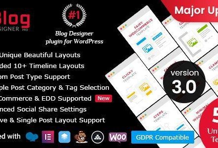 Blog Designer PRO for WordPress 3.4.9