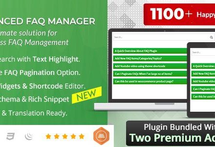 BWL Advanced FAQ Manager 2.2.2 – WordPress Plugin