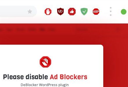 DeBlocker 3.4.12 – Anti AdBlock Solution for WordPress