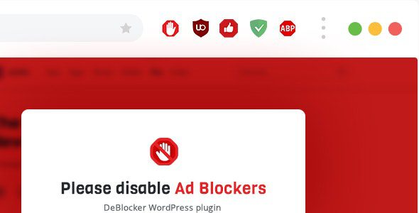 DeBlocker 3.4.12 – Anti AdBlock Solution for WordPress
