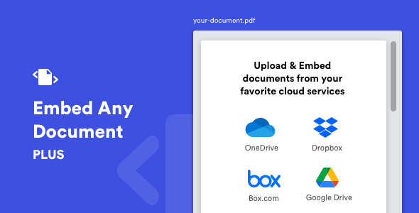 Embed Any Document Plus 2.8.6 – WordPress Plugin
