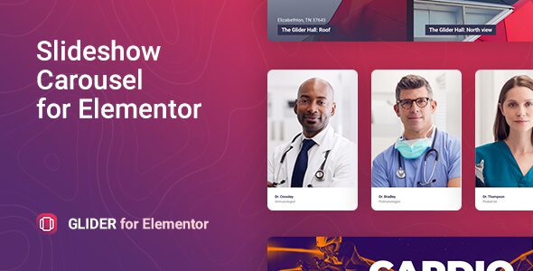 Glider 2.0.9 – Slideshow & Slider for Elementor