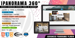 iPanorama 360 – Virtual Tour Builder for WordPress 1.9.1