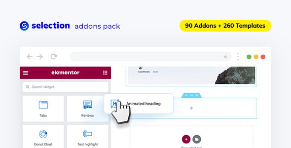 Selection 1.12.9 – Elementor Addons Pack for WordPress
