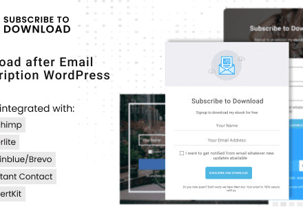 Subscribe to Download 2.0.9 – WordPress Plugin