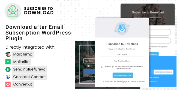 Subscribe to Download 2.0.9 – WordPress Plugin