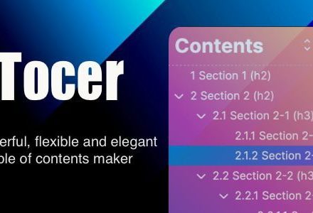 Tocer (Fixed Toc) 4.2.3 – Table of Contents Maker WordPress Plugin