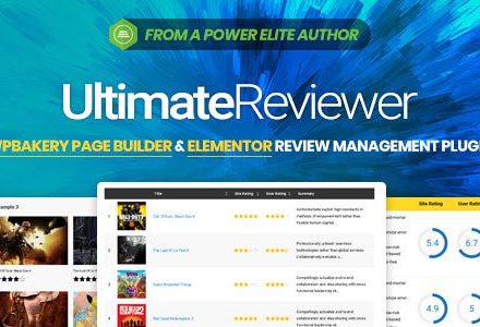 Ultimate Reviewer 2.21.1 – Elementor & WPBakery Page Builder Addon