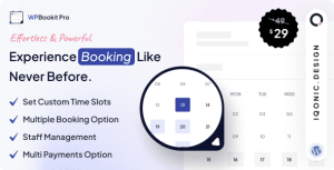 WPBookit 1.6.14 – Appointment Booking WordPress Plugin