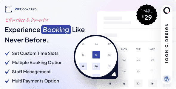 WPBookit 1.6.14 – Appointment Booking WordPress Plugin